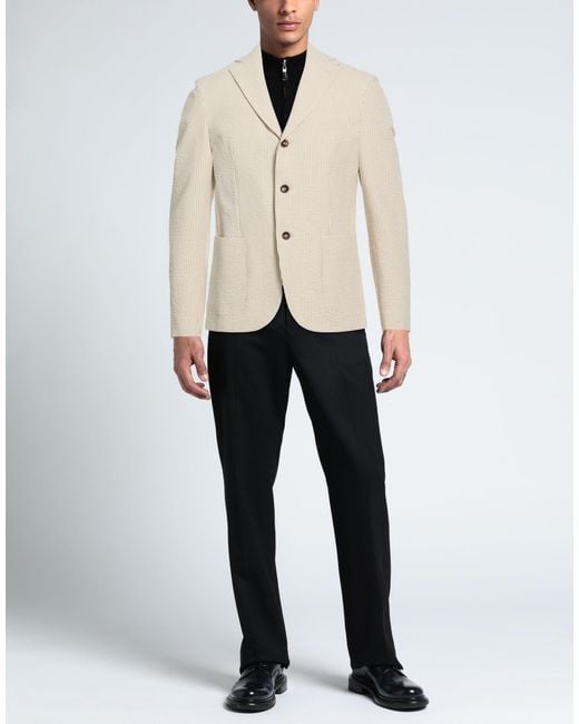 Montedoro Natural Blazer Cotton, Elastane for men