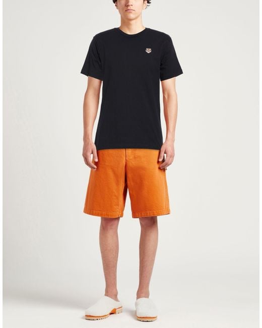 KENZO Black T-Shirt Cotton for men