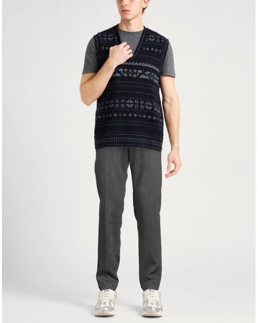 Jacob Cohen Gray Academy Pants Virgin Wool for men