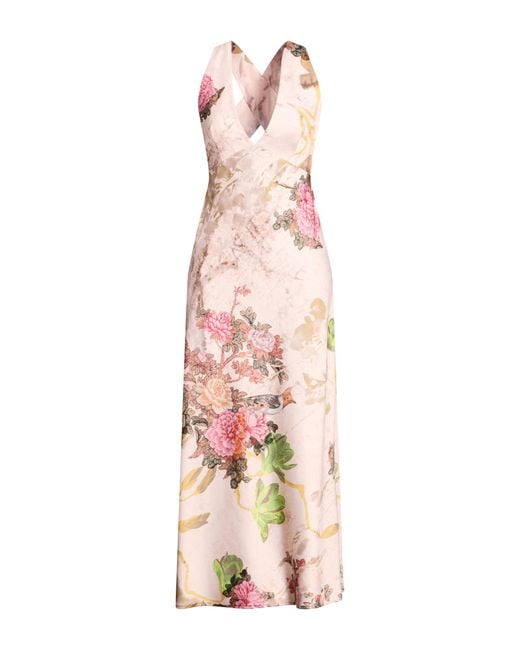 Dixie Pink Maxi Dress Polyester