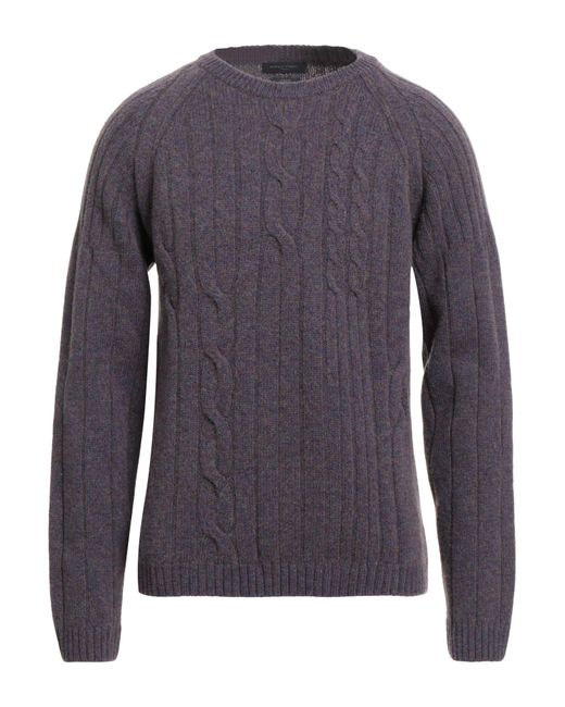Daniele Fiesoli Blue Sweater Merino Wool for men