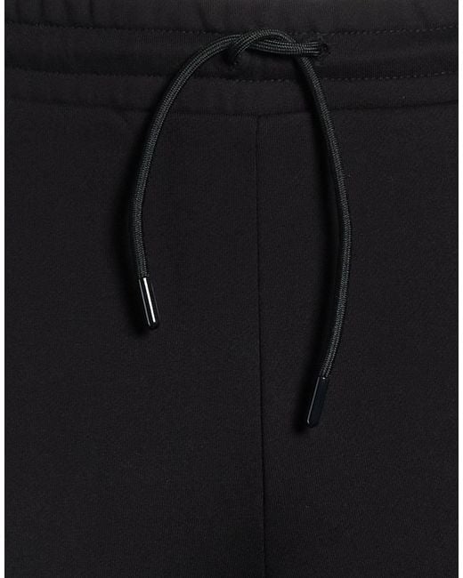 EA7 Black Pants Cotton, Polyester, Elastane for men
