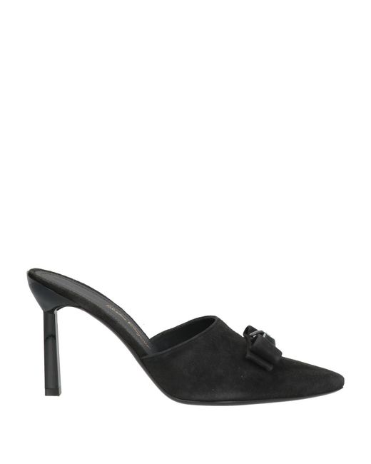 Ferragamo Black Mules & Clogs