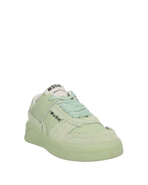 MSGM Green Trainers