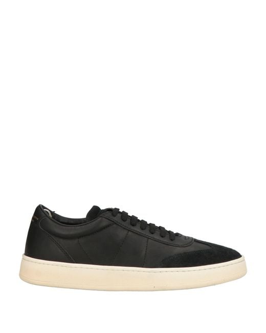 Officine Creative Black Sneakers Leather for men
