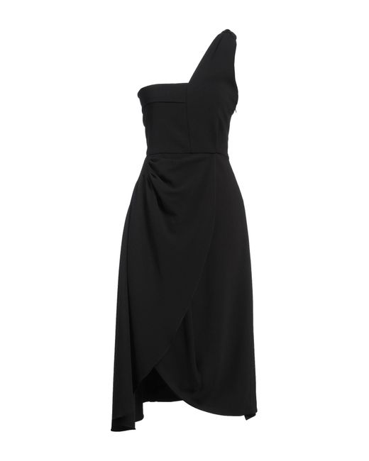 J.W. Anderson Black Midi-Kleid