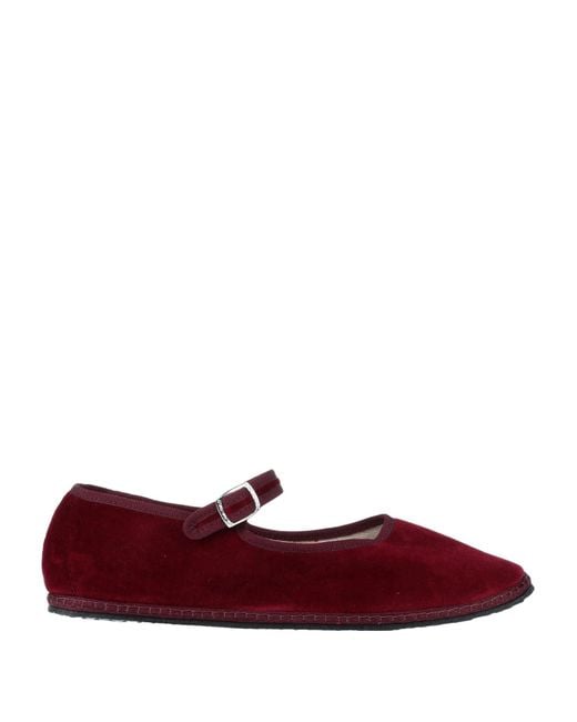 Vibi Venezia Red Ballet Flats