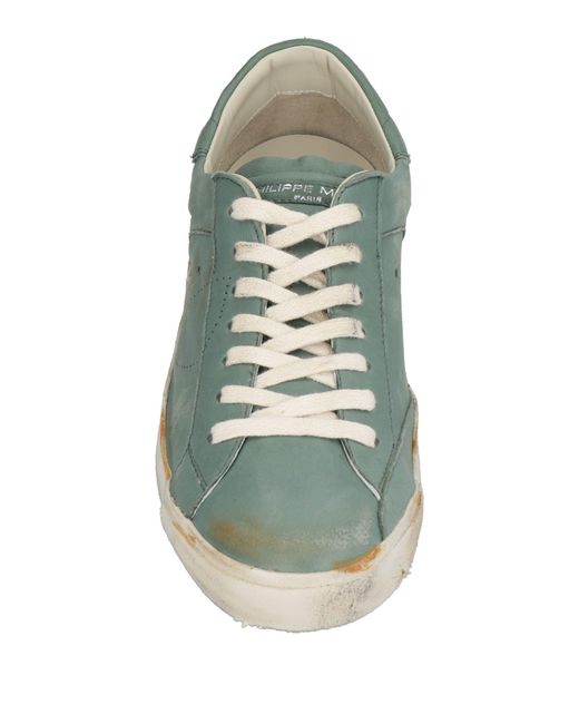 Philippe Model Green Trainers for men