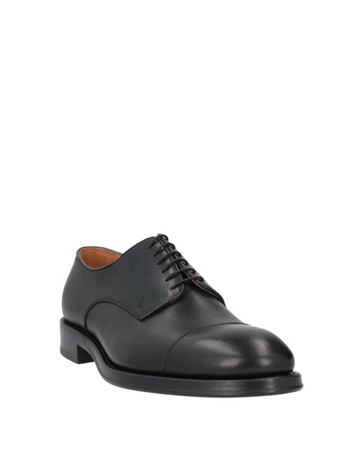 Green George Black Lace-up Shoes for men