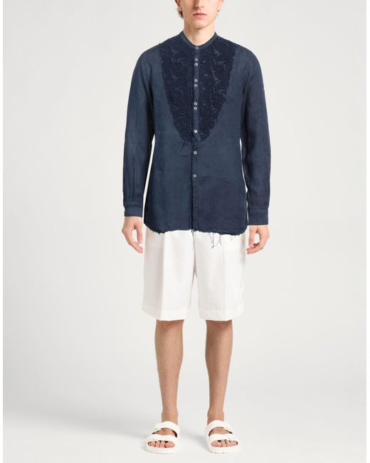 Camicia di Messagerie in Blue da Uomo
