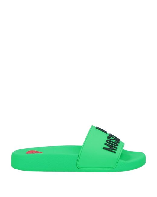 Love Moschino Green Sandals