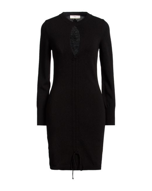 Robe Courte Akep en coloris Black