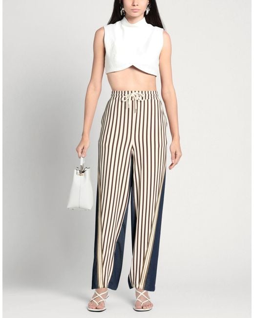Please White Pants Lyocell, Polyester, Cotton, Elastane