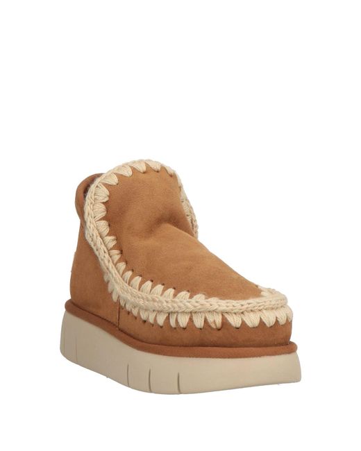 Mou Brown Ankle Boots