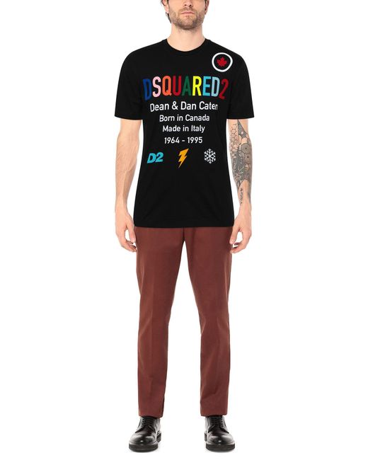 DSquared² Black T-shirt for men