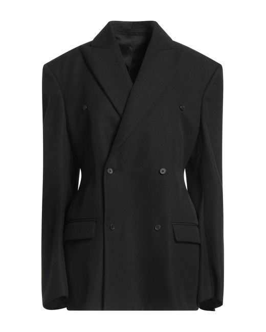 Carven Black Blazer Wool
