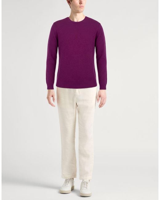 Pullover Roberto Collina de hombre de color Purple