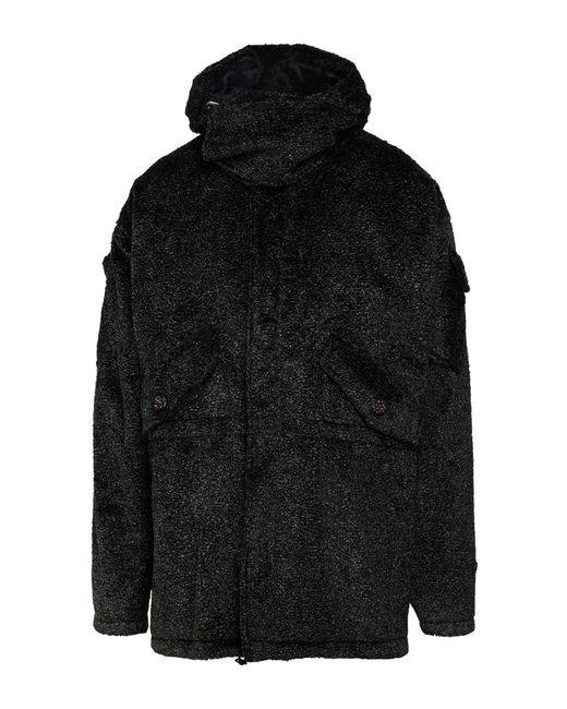 Kris Van Assche Black Shearling & Teddy for men