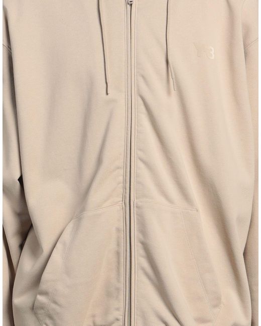 Y-3 Natural Sweatshirt Cotton, Elastane for men