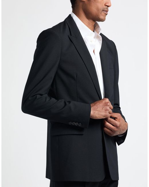 MODES Blue Blazer Polyester, Virgin Wool, Elastane for men