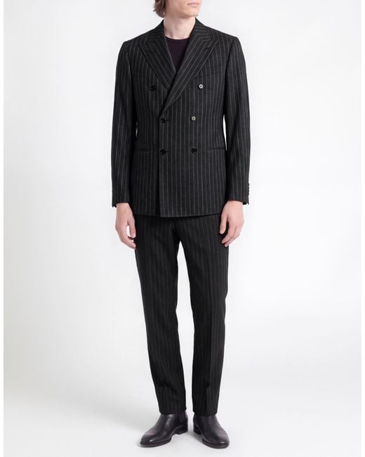 Caruso Black Suit for men