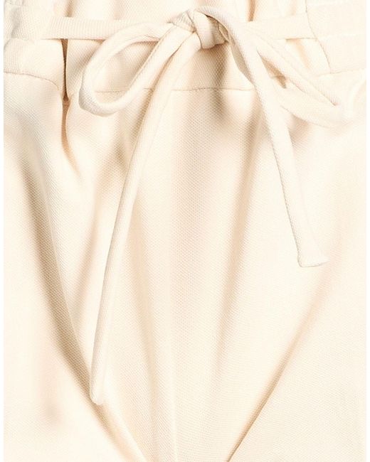 Circolo 1901 Natural Cotton-Elastane Drawstring Track Pants