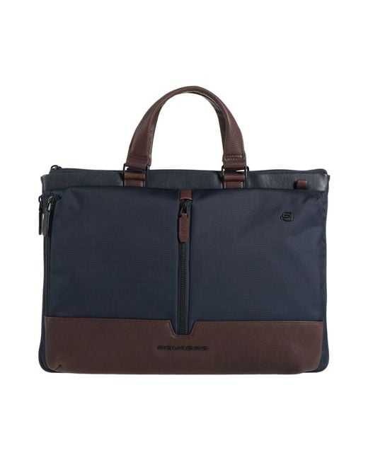 Piquadro Blue Midnight Handbag Cow Leather, Eva (Ethylene for men
