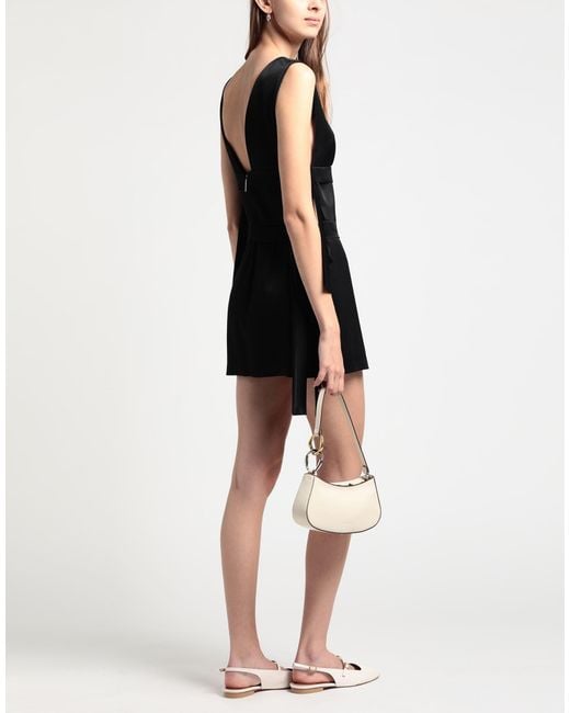 MSGM Black Mini Dress Viscose