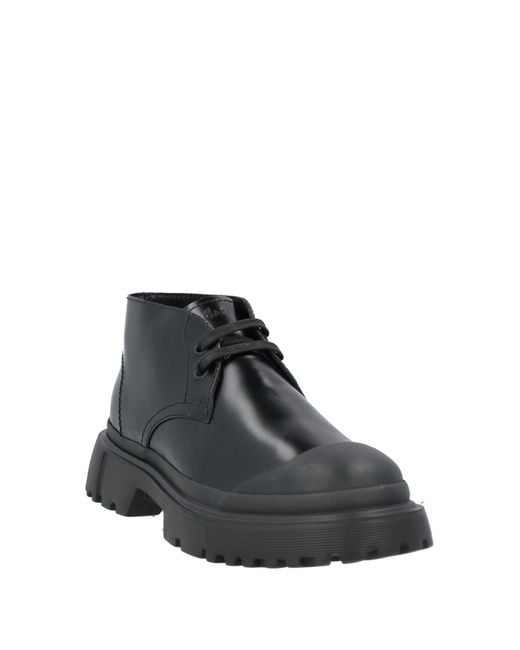 Hogan Black Ankle Boots for men
