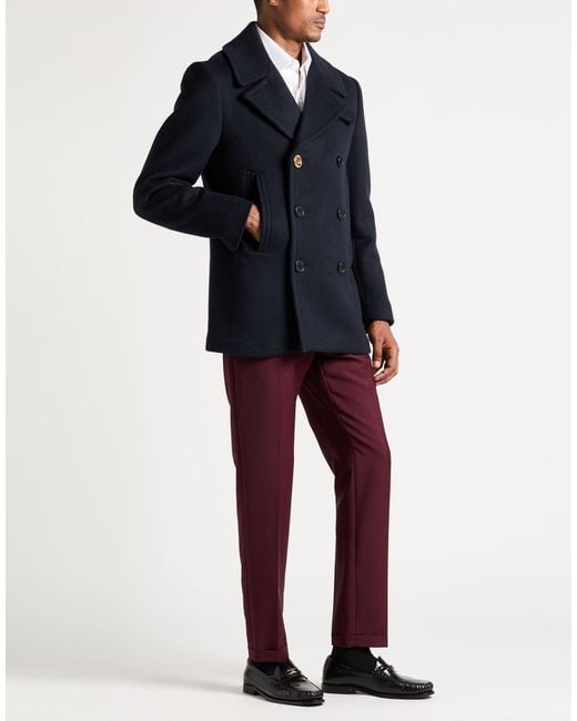 Givenchy Blue Coat Wool for men