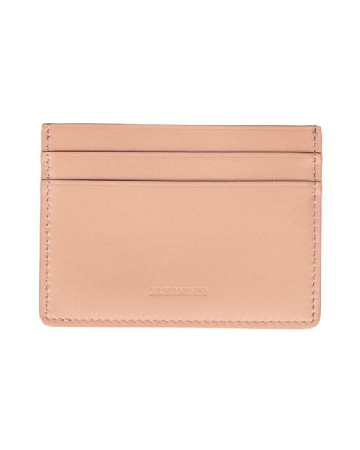 Jil Sander Natural Cardholder Leather