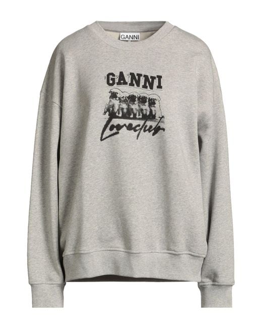 Ganni Gray Sweatshirts