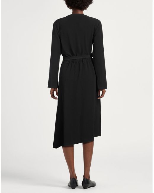 SEVENTY VENEZIA Black Midi-Kleid