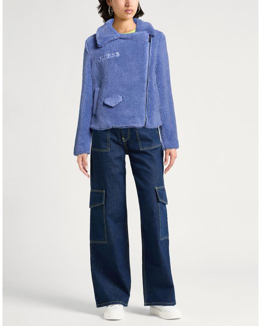 Guess Blue Shearling & Teddy