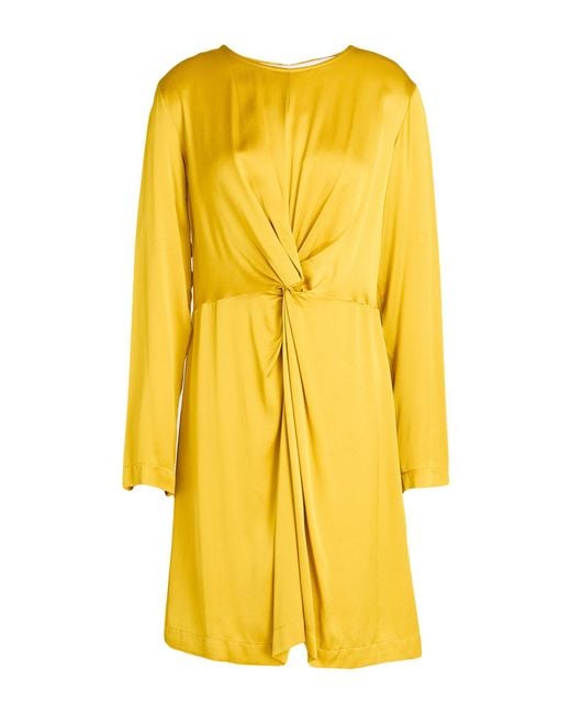 Ottod'Ame Yellow Mini Dress Viscose