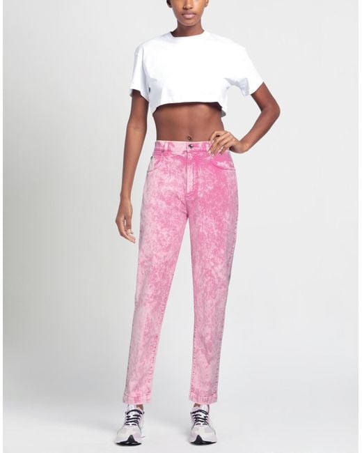 Dolce & Gabbana Pink Jeanshose