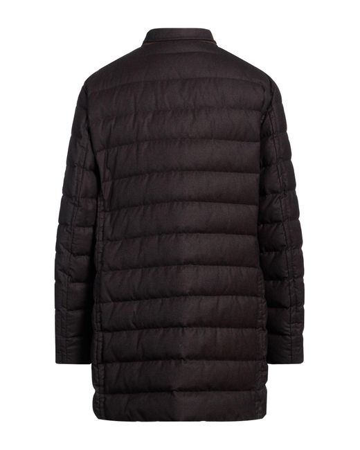 Moorer Gray Chocolate Puffer Virgin Wool for men
