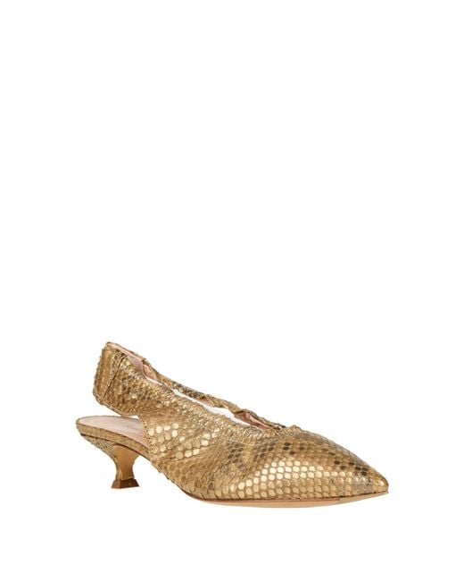 Fauzian Jeunesse Natural Pumps Leather