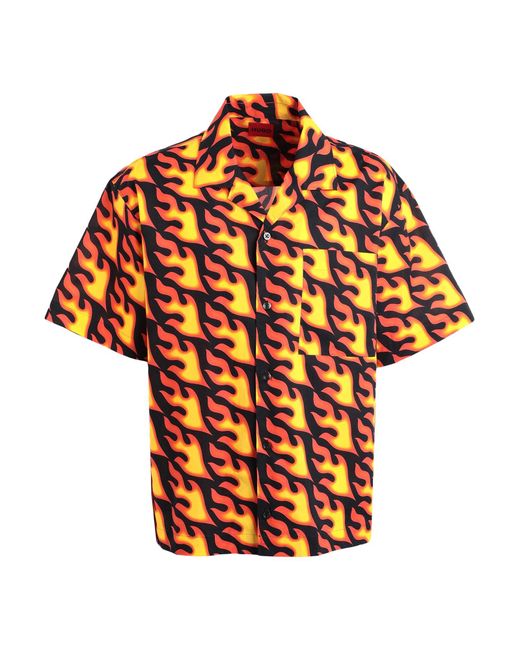 Camicia di HUGO in Orange da Uomo