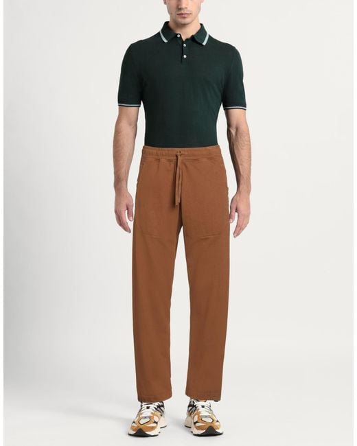 RANRA Brown Pants Cotton for men