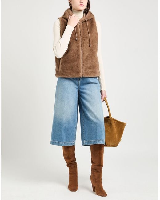 Max & Moi Brown Shearling & Teddy