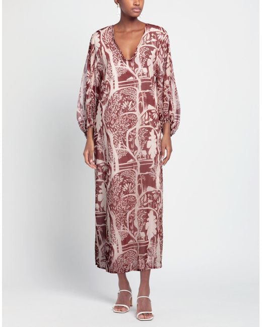 Alpha Studio Pink Maxi Dress