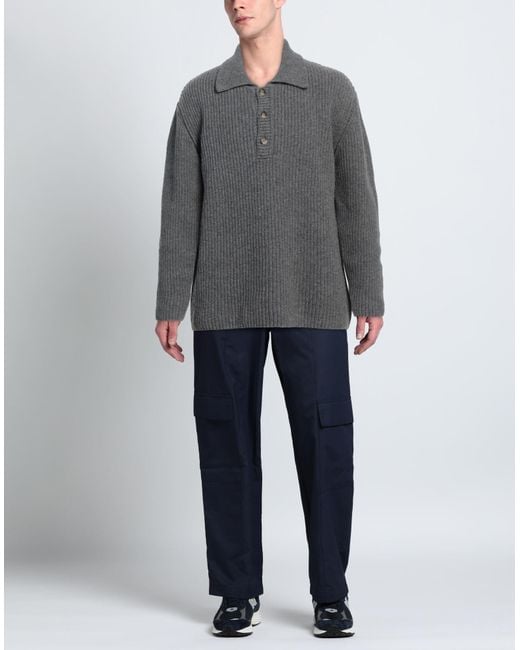 CHOICE Gray Sweater Wool, Nylon, Elastane for men