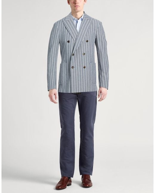 Drumohr Blue Blazer for men
