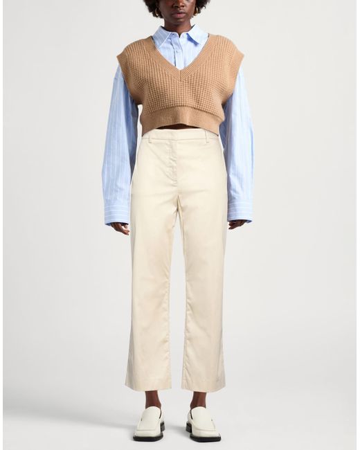 MAX&Co. Natural Pants Cotton, Elastane
