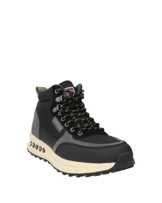 Napapijri Black Ankle Boots for men
