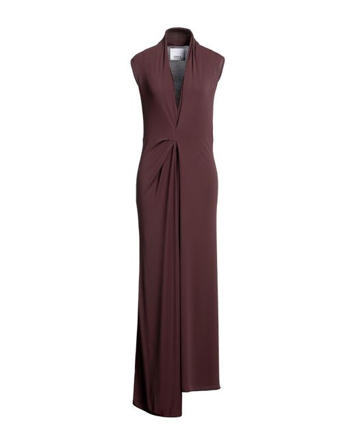 Erika Cavallini Semi Couture Purple Maxi Dress