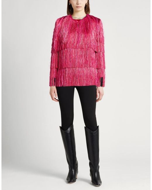 Elisabetta Franchi Pink Jacket Cotton, Viscose, Polyamide