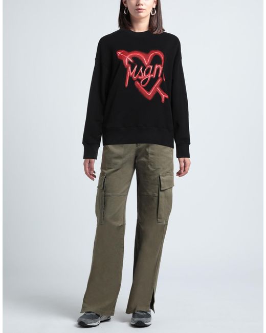 MSGM Black Sweatshirt