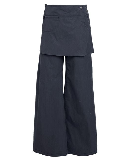 Low Classic Gray Pants Cotton, Polyester